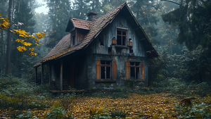 Stary dom na skaju miasta