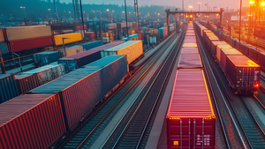 Świat stawia na transport towarowy koleją